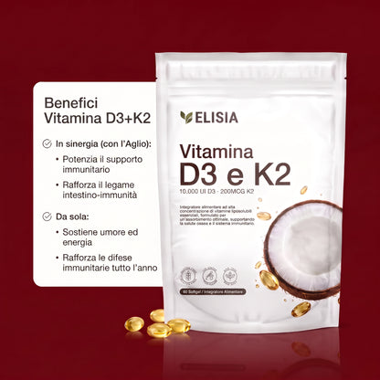 Elisia Vitamina D3 + K2 confezione